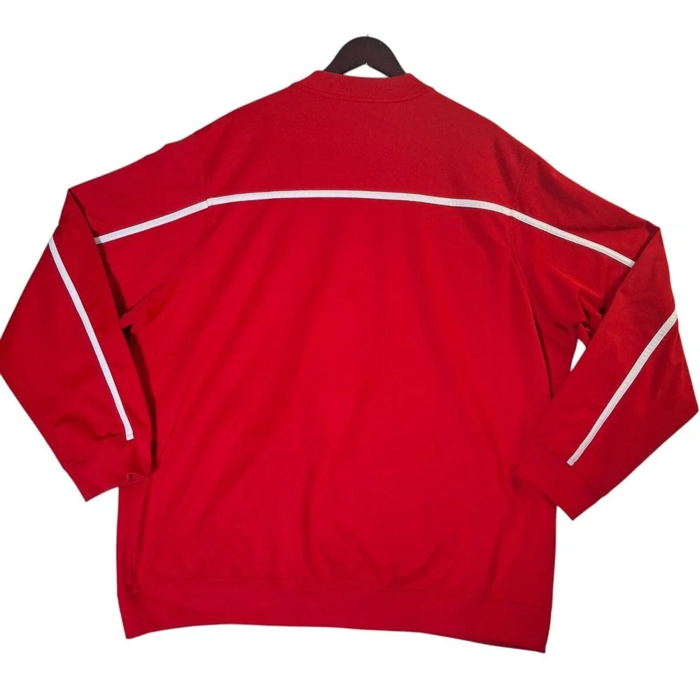 Nike Dri Fit‎ Dickison Red Devils Football Zip Track Jacket Men's 2XL Zip Pocket